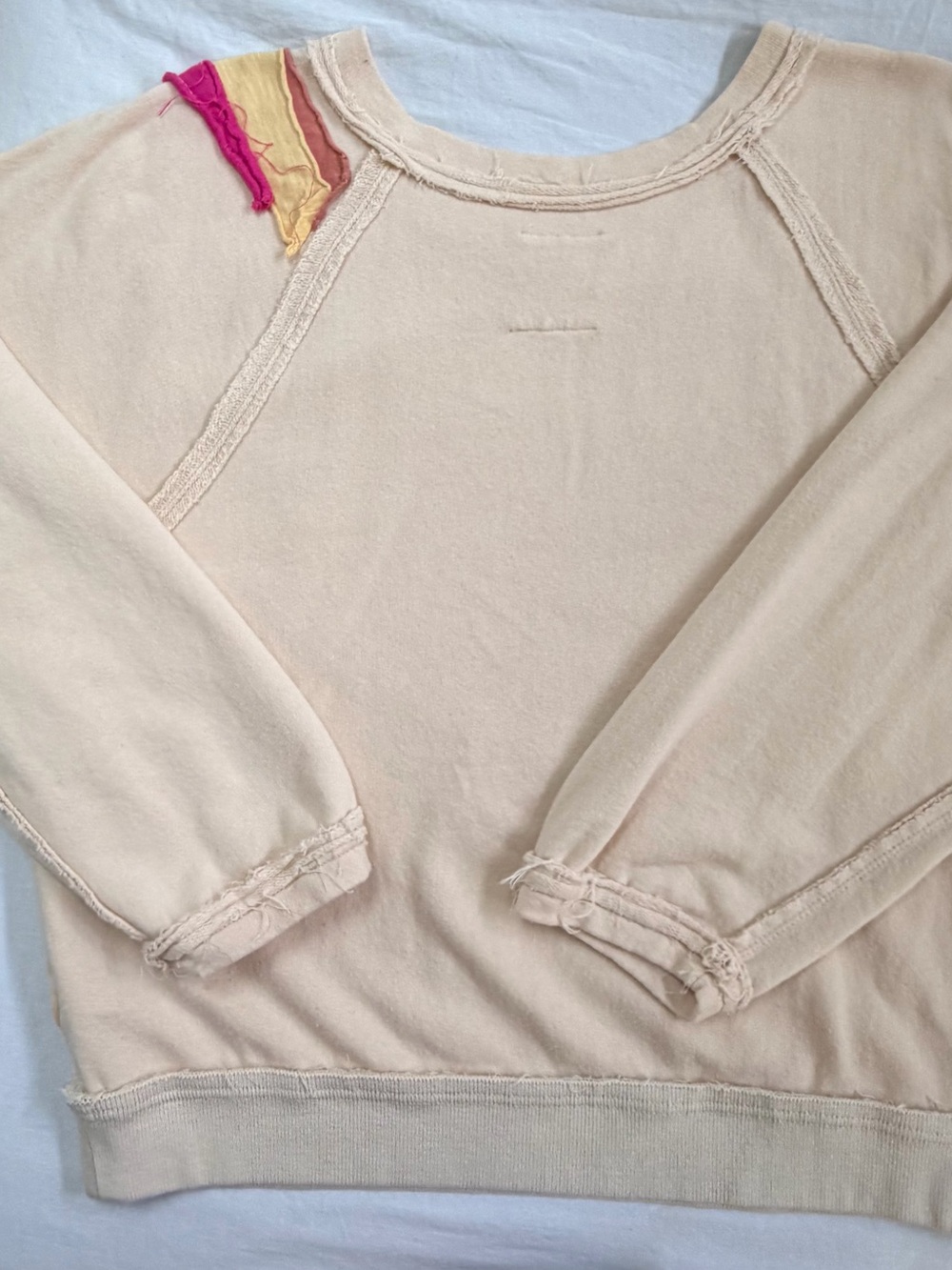 Anthropologie Daily Practice Sweatshirt with Rainbow - Picture 2 of 4
